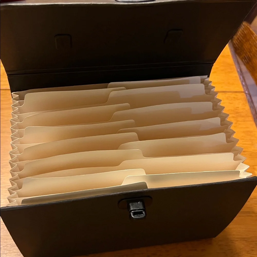 Blue Document Organizer Set